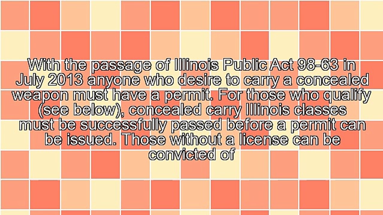 How To Find Concealed Carry Illinois Classes