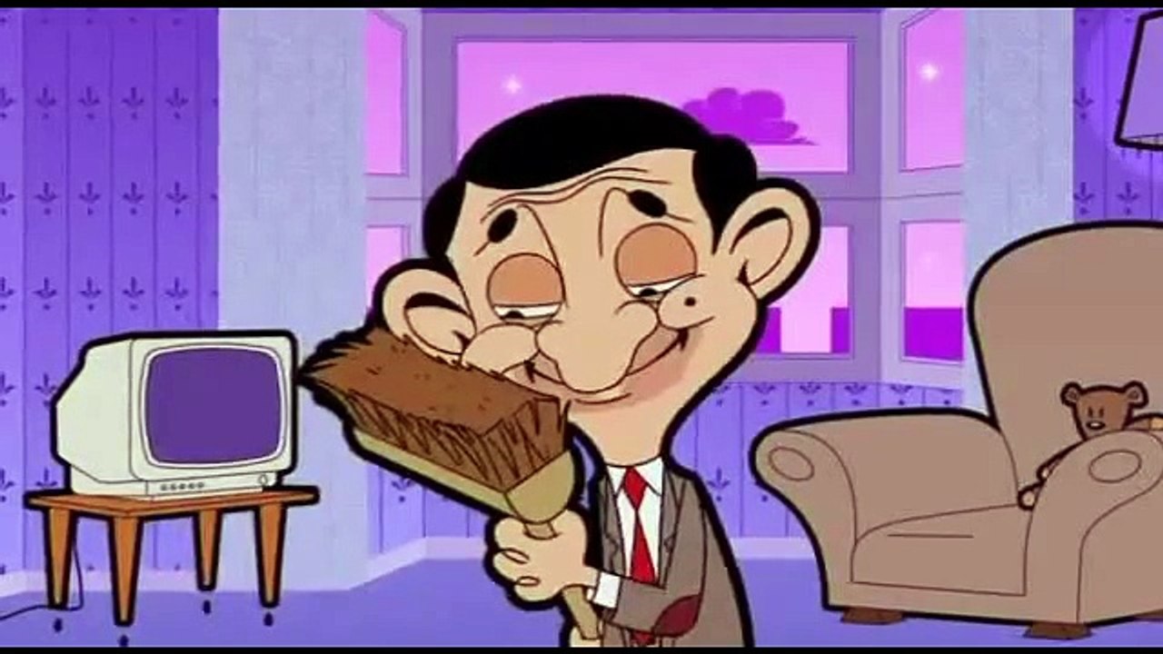mr bean cartoon bath