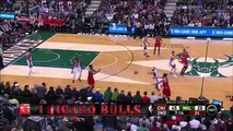 Jimmy Butler Slam Dunk _ Bulls vs Bucks _ Game 6 _ April 30, 2015 _ NBA Playoffs