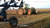 Plowing / Ploughing / Szántás - John Deere 6630, 7720, 7820, 8320, Fendt 936 in Hungary 2011