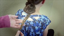 Bunches Of Braids Updo Hairstyle Tutorial