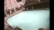 CCTV Footage Of Swimming pool Earth quack Nepal