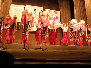 ансамбла Украины на фолклорном фестивале в Болгарии град Враца вчера