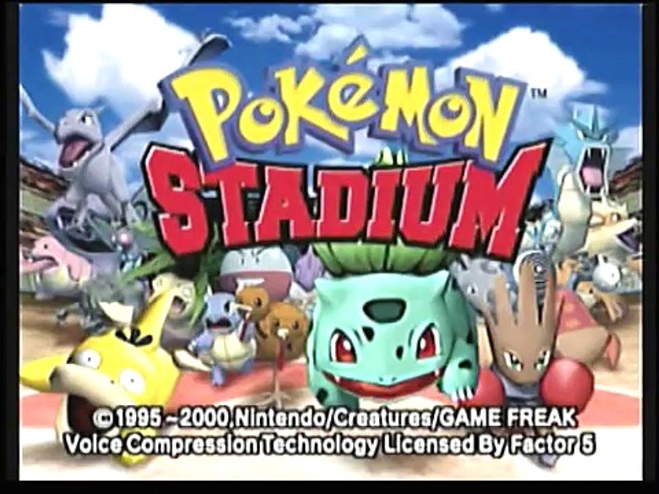Pokémon Stadium [N64]: Gameplay (Video Capture Test)