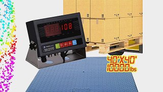 New 10000 Lb X 1 Lb 4 X 4 Floor Scale / Pallet Scale with Indicator