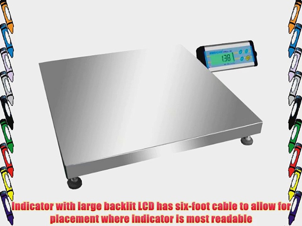Adam Equipment CPWplus 75M Floor Scale 165lb/75kg Capacity 0.05lb/20g Readability
