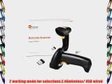 TaoTronics TT-BS021 2.4GHZ Handheld Wireless USB Automatic Laser Barcode Scanner