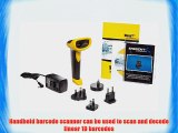 Wasp WWS550I Freedom Wireless Barcode Scanner with USB Base 5 mil Resolution 230 scan/s Scan