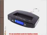 Yiteng 50Kg 10g LCD Home Electronic Digital Portable Hanging Weight Hook Travel Luggage Scale