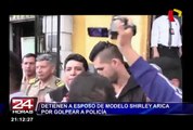 Detienen a esposo de Shirley Arica por golpear a policía