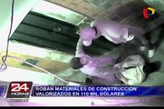 Los Olivos: roban materiales de construcción valorizados en 110,000 dólares