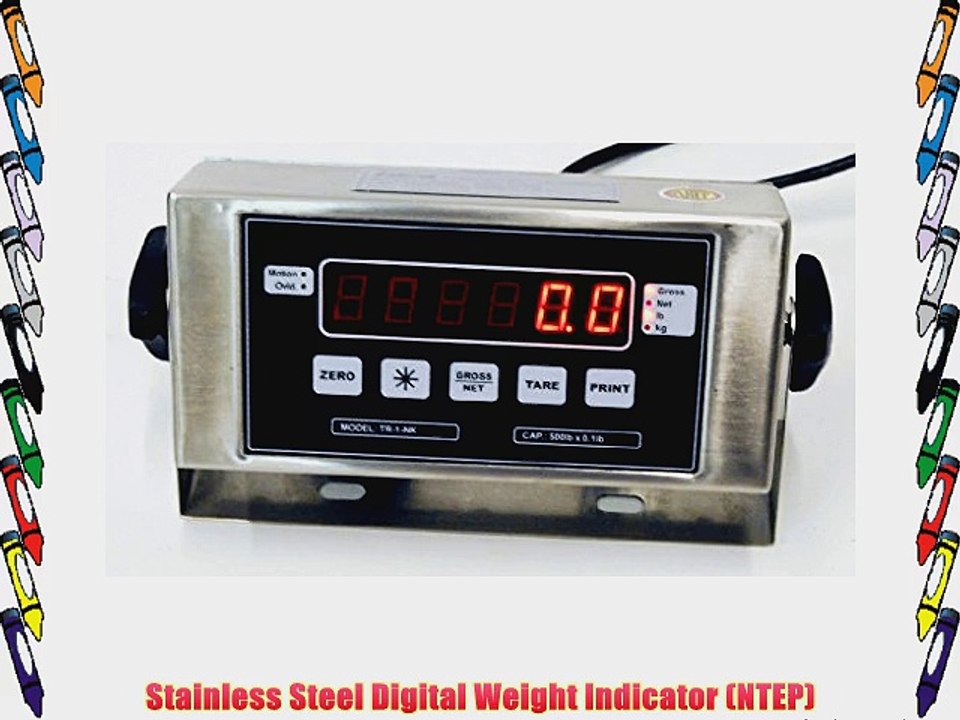 Stainless Steel Digital Weight Indicator (NTEP)