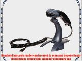 Honeywell Voyager 1200G Single-Line Hand-Held Laser Barcode Scanner with Stand Cable and USB