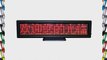 Super Red 12.6x3 Inches Black Frame Usb Programmable Scrolling Message Display Board for Business