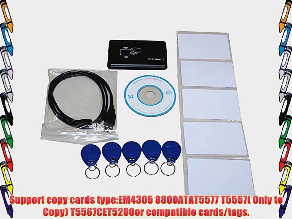 Chafon 125khz USB Desktop Contactless Smart EM Card Rfid Reader/Writer(T5557/ Em4305 / 4200)