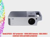 BenQ SP820 - DLP projector - 4000 ANSI lumens - XGA 2000:1 contrast ratio portable projector