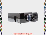 LightInTheBox Home Theatre XGA 2500 Lumens LCD Projector Video Movie Projectors with 1.5m and