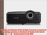 ViewSonic PRO8500 XGA DLP Projector - 120Hz/3D Ready 5000 Lumens 3000:1 DCR