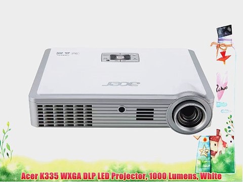 Acer K335 WXGA DLP LED Projector 1000 Lumens White