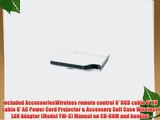 Casio XJ-A256 3000 Lumens WXGA DLP Projector with USB and Wireless Projector