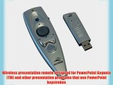 Keyspan by Tripp Lite PR-US2 Presentation Remote Wireless w Laser Mouse