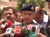 IG sindh Ghulam Hyder Jamali speaks to media