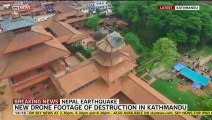 Drone Footage Shows Nepal Earthquake Damage नेपालाई भूकम्पलेनोक्सान  पारेको दृश्यहरु