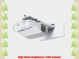 V11H452520W Brightlink 485Wi 3100 Lumens 1280 x 800 WXGA 3000:1 Interactive Projector with