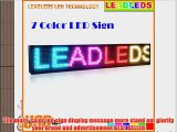 Leadleds 30x 6 Moving Message Multi-color Programmable Led Sign Board for Your Business Increase
