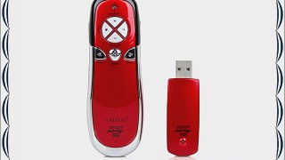 Satechi SP800 Smart-Pointer (Red) 2.4Ghz RF Wireless Presenter with Mouse Function and Green