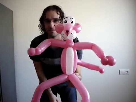 PANTERA ROSA - FIGURA AVANZADA - CURSO GLOBOFLEXIA GLOBOS BALLOON