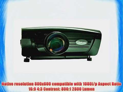 iDGLAX DG-747 LED HDMI Movie Video Projector 800 x 600 Pixels for Home Theater and Game