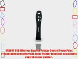 Sanoxy USB Wireless Pointer Control PowerPoint Presentation Presenter with Laser Pointer (SANOXY_LP-RC-S)