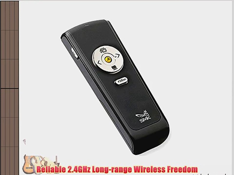 SMK-Link Wireless Presenter with Red Laser Pointer (VP4550)