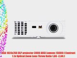 ViewSonic PJD5232L XGA DLP Projector 3000 LumensPC 3D-Ready/120Hz White