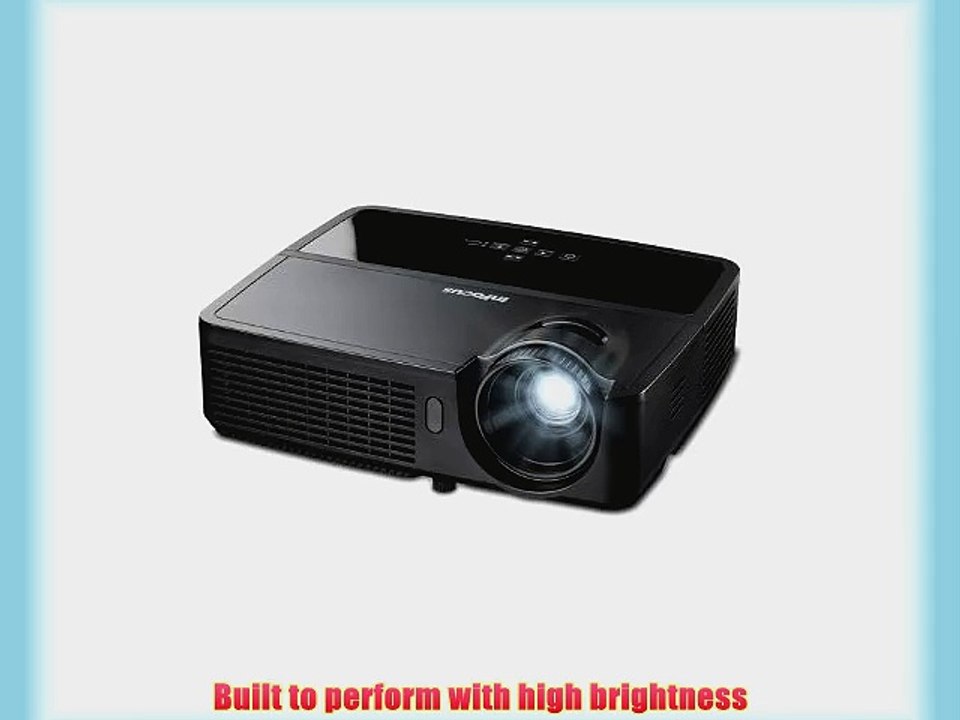 InFocus IN112 Portable DLP Projector 3D ready SVGA 2700 Lumens