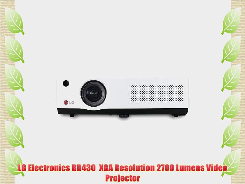 LG Electronics BD430? XGA Resolution 2700 Lumens Video Projector