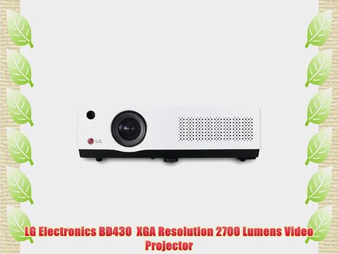 LG Electronics BD430? XGA Resolution 2700 Lumens Video Projector