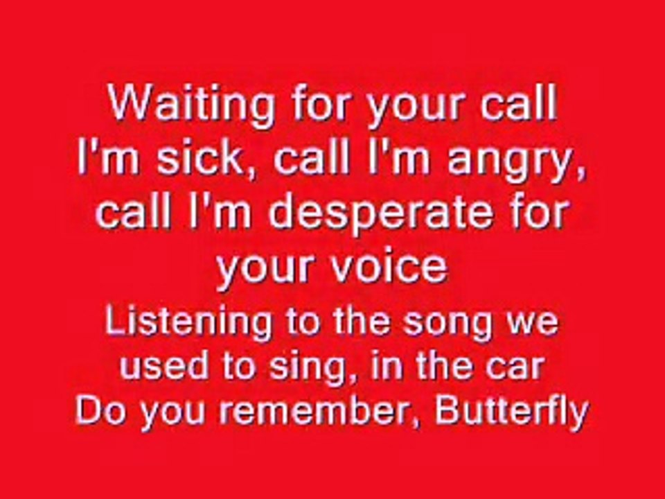 Secondhand Serenade - Your Call (Lyrics)
