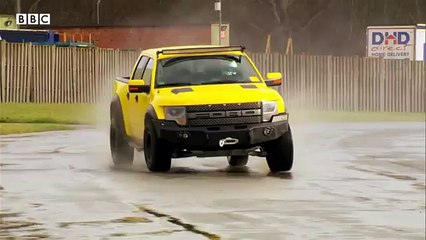 Stig Vs the Hennessey VelociRaptor - Behind The Scenes - Top Gear - BBC