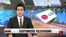 LG Electronics to bring customized TVs to global market
