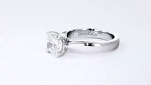 Cushion Cut Diamond Solitaire Engagement Ring | Wedding Day Diamonds