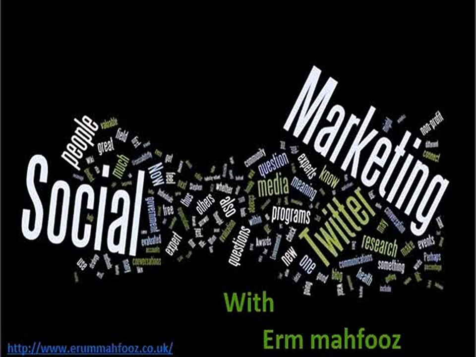 How to use social media for marketing purposes with Erum Mahfooz