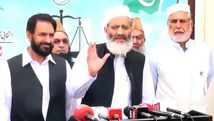 JI_#039;s Chief Siraj-ul-Haq Ignoring _#039;Azan_#039; during his Media Talk