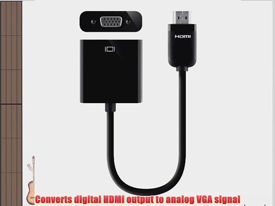 Belkin HDMI to VGA Projector Adapter (Supports HDMI 2.0)