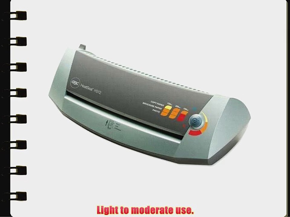 HeatSeal H310 Personal Laminator 183/4w x 67/8d x 45/8h Silver GBC1702580 video Dailymotion