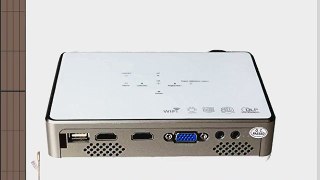 LELEC Mini Ultra-thin Portable DLP Technology Maximum 200 Screen 1280*800 1080p Smart Keystone