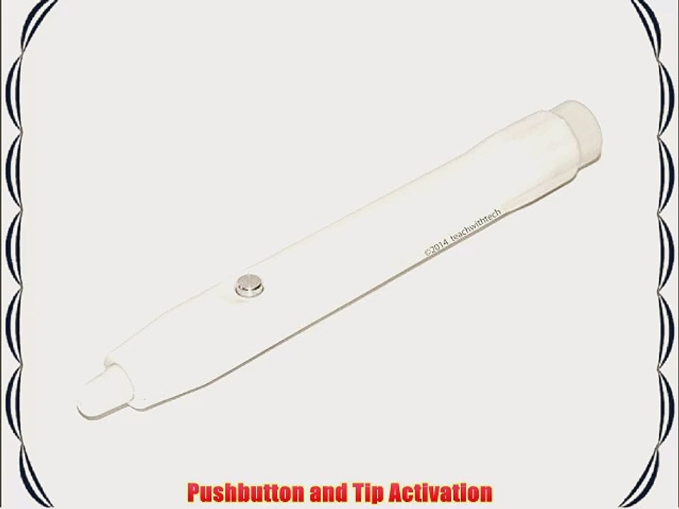 Slimline Dual Activated Infrared Pen - Wii Remote Interactive Whiteboard IR Pen - Tip Activated