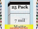 7 Mil Matte Butterfly Pouch Laminates with 1/2 HiCo Magnetic Stripes - 25 Pack
