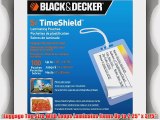 Black and Decker TimeShield Thermal Laminating Pouches Luggage Tag with Loops 5 mil - 100 Pack